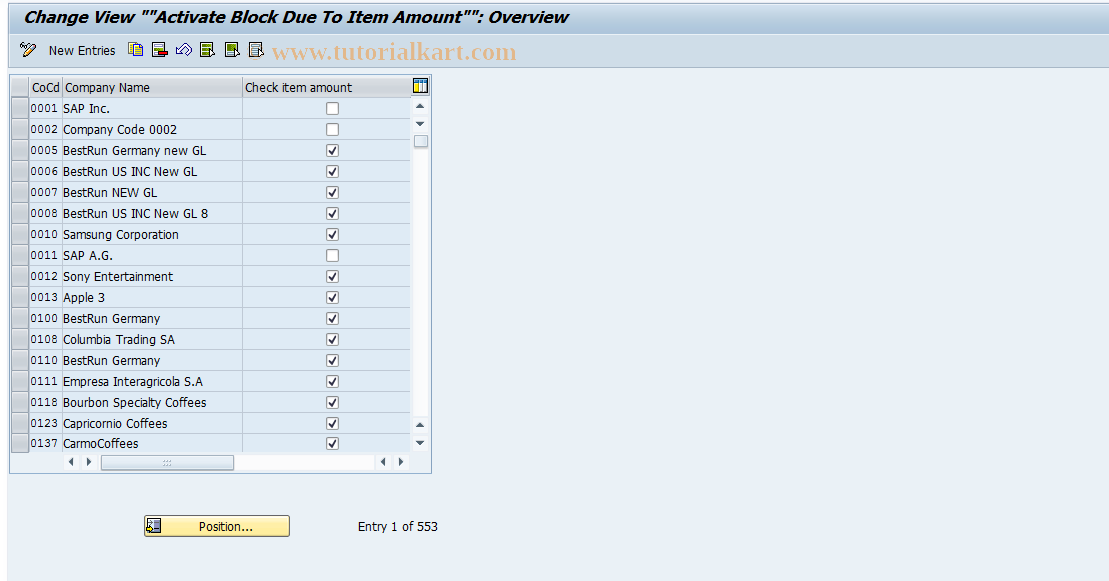 SAP TCode S_ALR_87002407 - IMG Activity: SIMG_CFMENUOLMROMRH