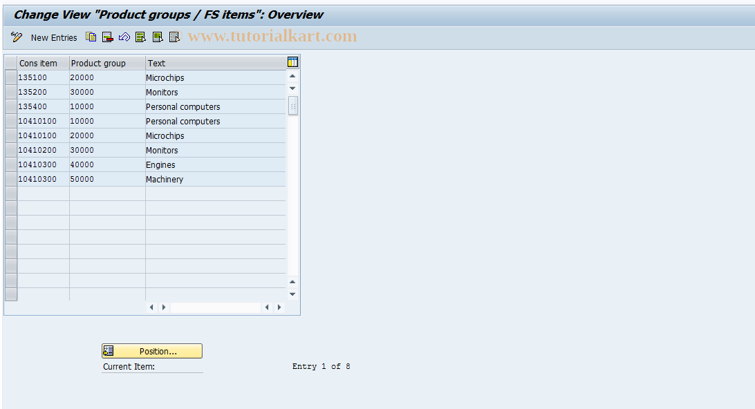 SAP TCode S_ALR_87002422 - IMG Activity: SIMG_CFMENUORFCOC29