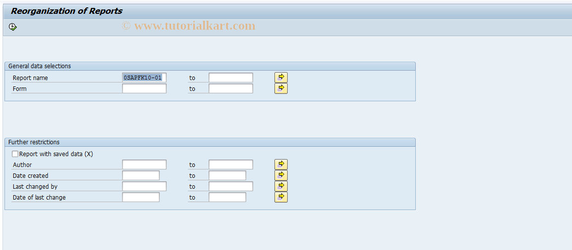 SAP TCode S_ALR_87002425 - IMG Activity: SIMG_ORFB_FKIX