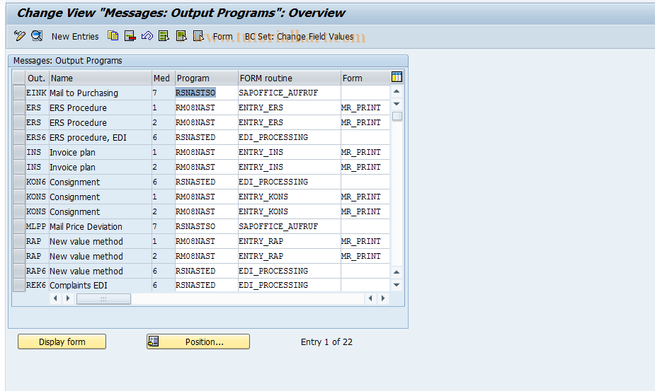 SAP TCode S_ALR_87002426 - IMG Activity: SIMG_CFMENUOLMRM804