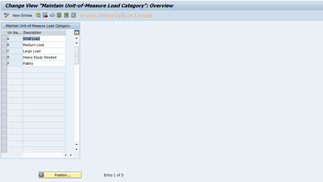 SAP TCode S_ALR_87002451 - IMG Activity: SIMG_XXMENUOLML1034