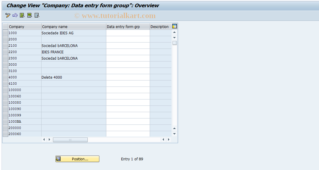 SAP TCode S_ALR_87002531 - IMG Activity: SIMG_CFMENUORFCDZUO