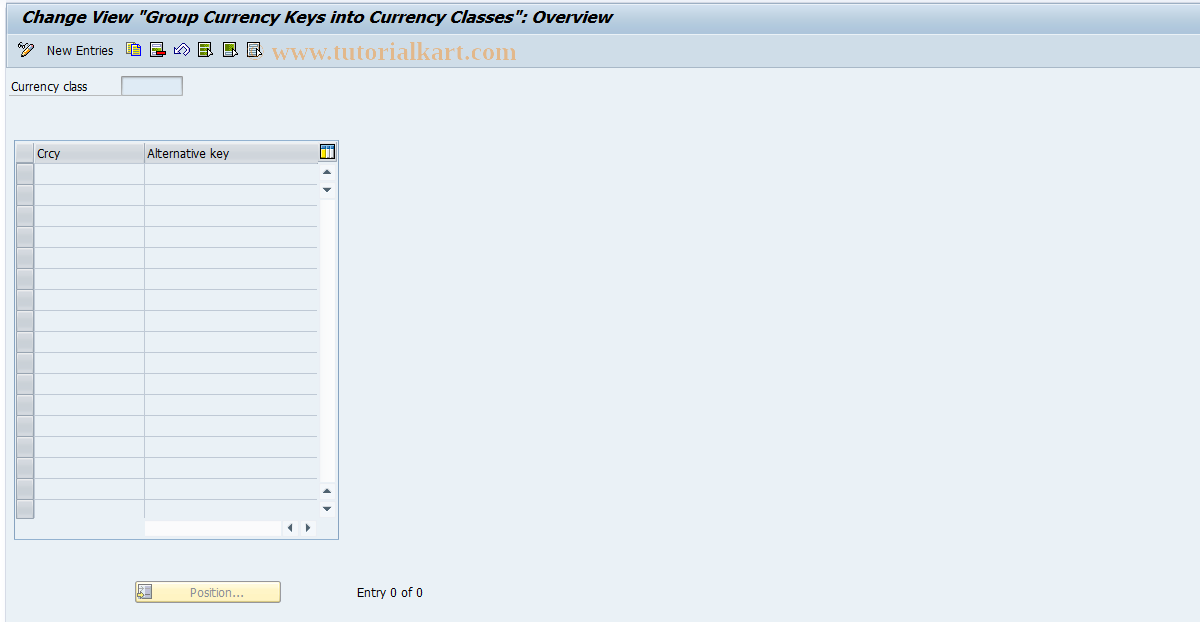 SAP TCode S_ALR_87002540 - IMG Activity: SIMG_CFFIBAOT73