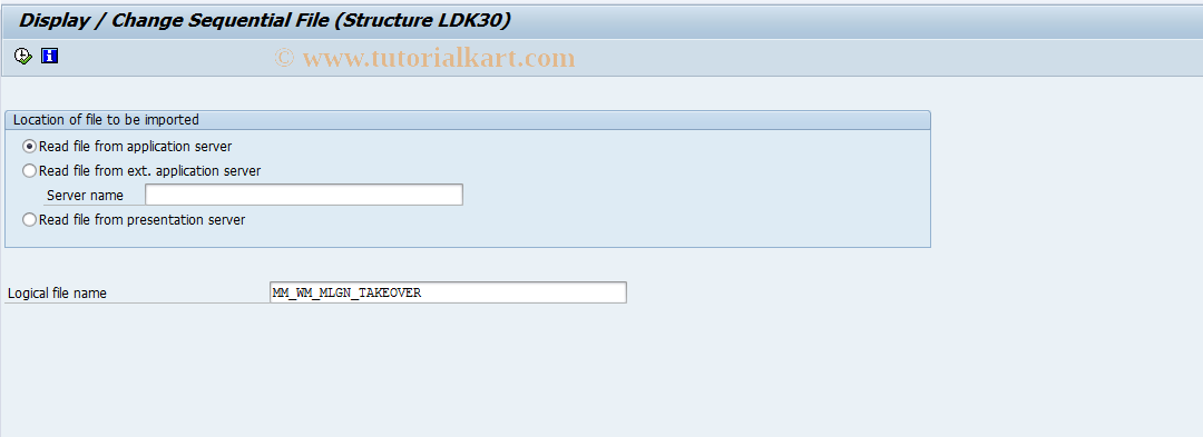 SAP TCode S_ALR_87002549 - IMG Activity: SIMG_XXMENUOLML0034