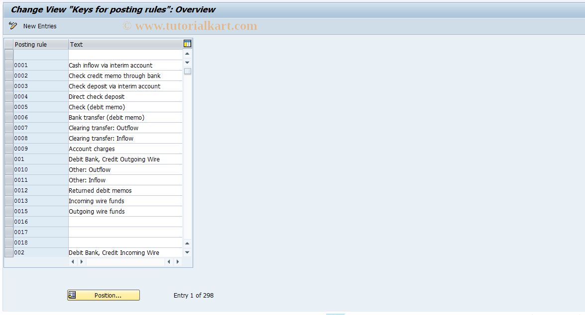 SAP TCode S_ALR_87002554 - IMG Activity: SIMG_CFMENUOFTDOT57