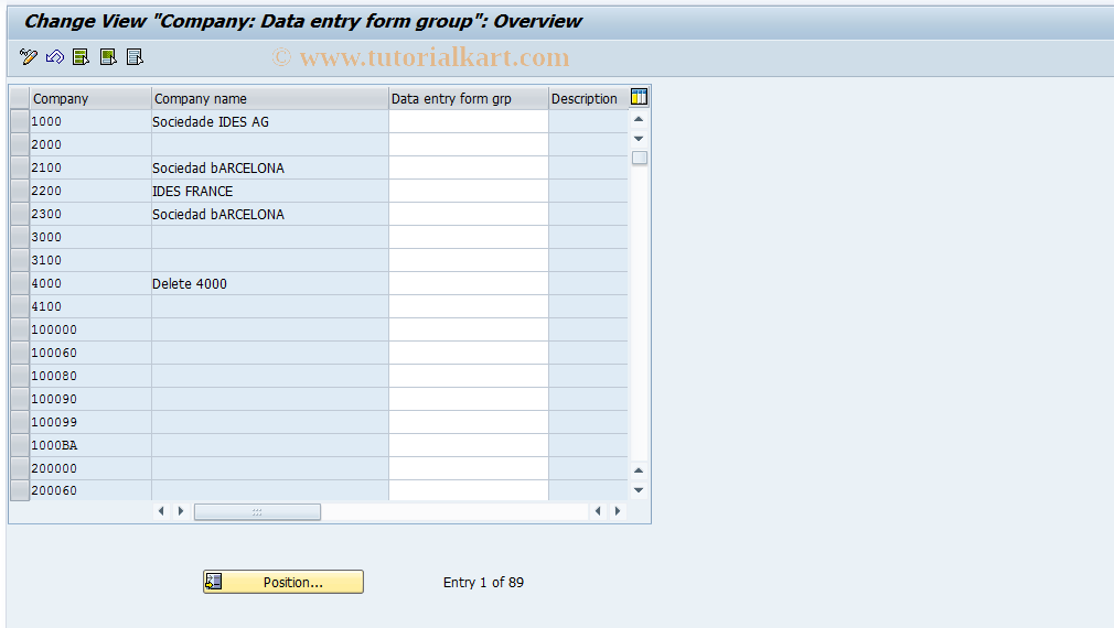 SAP TCode S_ALR_87002583 - IMG Activity: SIMG_CFMENUORFCONZU