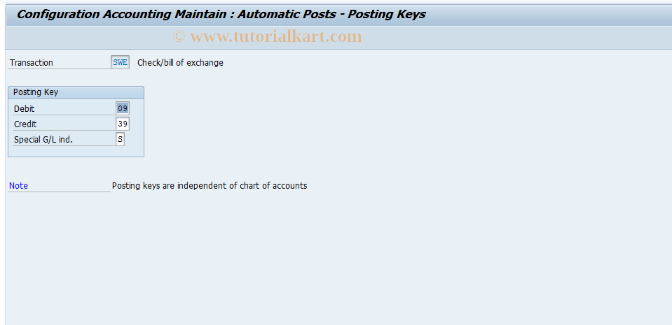 SAP TCode S_ALR_87002587 - IMG Activity: SIMG_XXMENUORFBOBXE