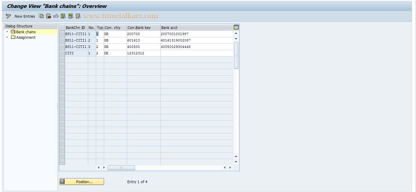 SAP TCode S_ALR_87002589 - IMG Activity: SIMG_CFFIBATBCH1