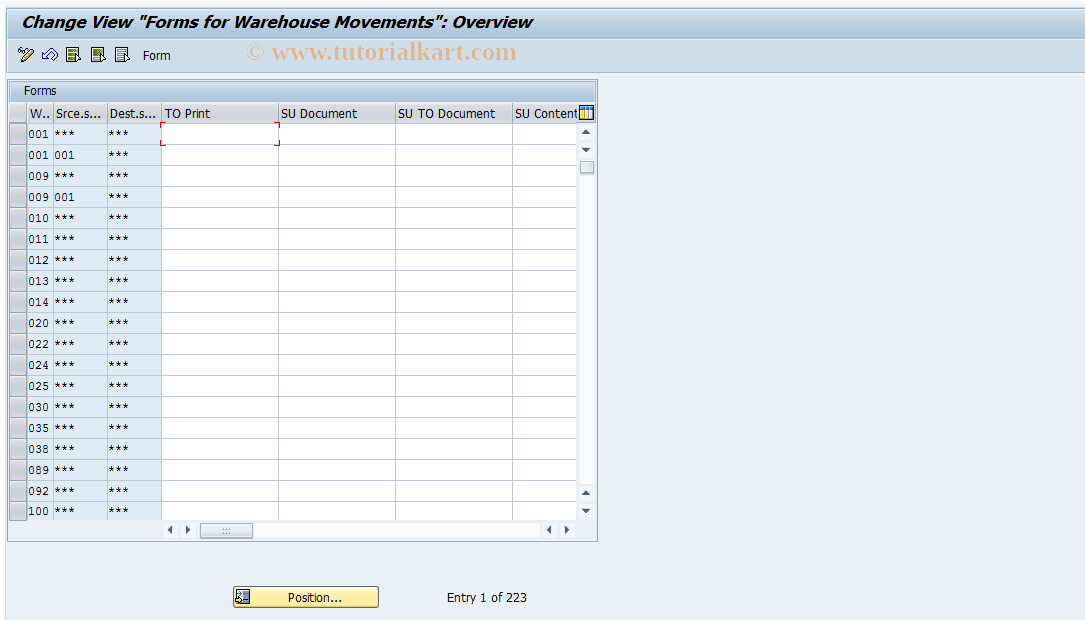 SAP TCode S_ALR_87002595 - IMG Activity: SIMG_XXMENUOLML1007