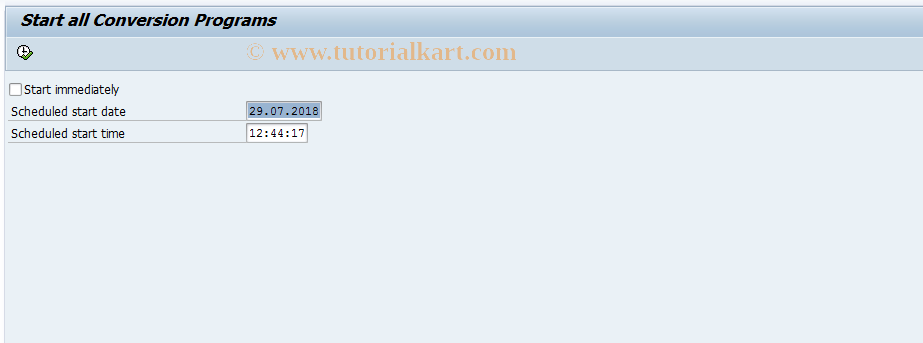 SAP TCode S_ALR_87002597 - IMG Activity: SIMG_EURO_START