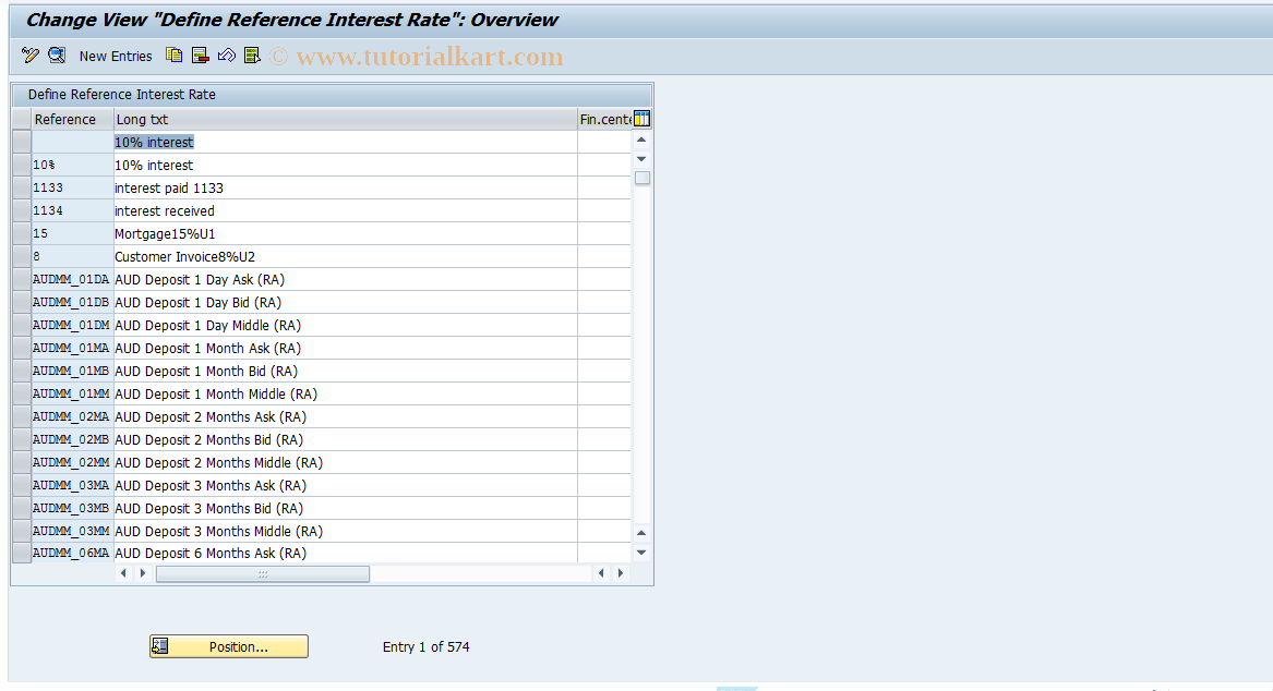 SAP TCode S_ALR_87002608 - IMG Activity: SIMG_CFMENUOFTDOT26