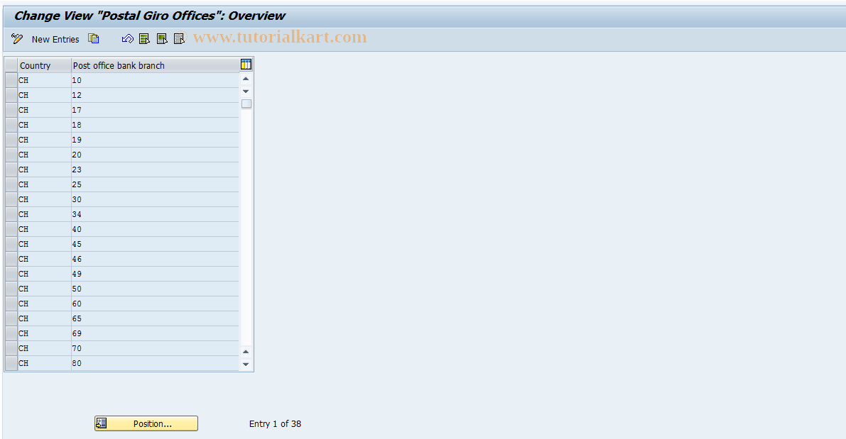 SAP TCode S_ALR_87002614 - IMG Activity: SIMG_CFMENUORFBOB11