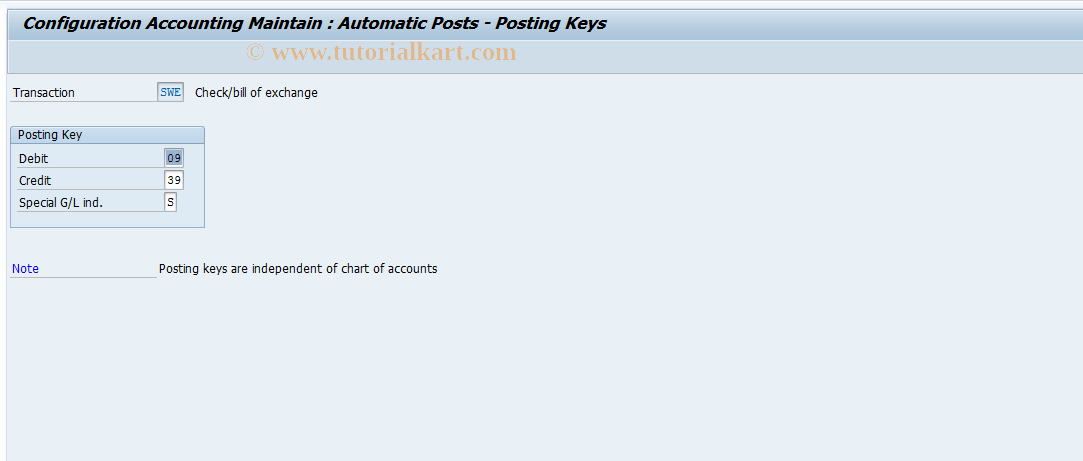 SAP TCode S_ALR_87002616 - IMG Activity: SIMG_CFMENUORFBOBXE