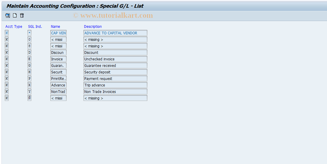 SAP TCode S_ALR_87002630 - IMG Activity: SIMG_CFMENUORFBOBXT