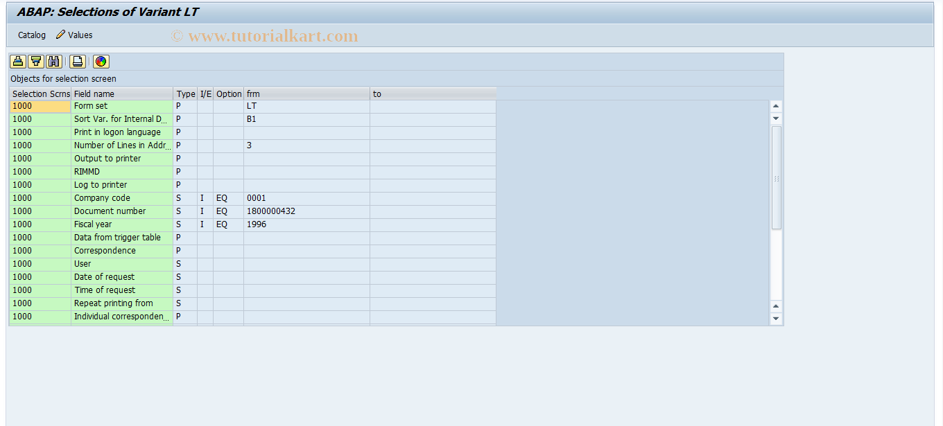 SAP TCode S_ALR_87002648 - IMG Activity: SIMG_CFMENUORFBOBKB