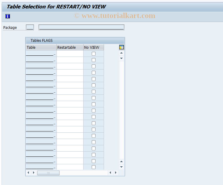 SAP TCode S_ALR_87002653 - IMG Activity: SIMG_EURO_RESTARTTAB