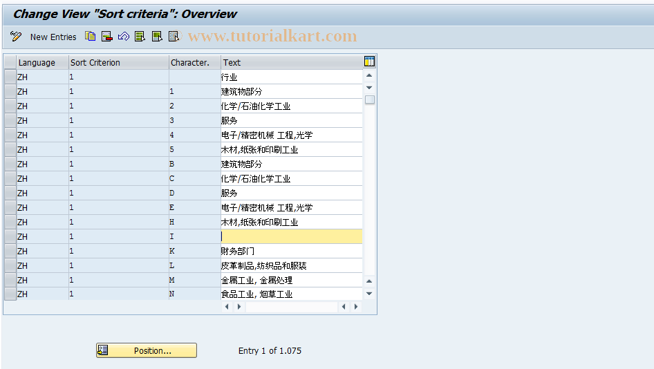 SAP TCode S_ALR_87002660 - IMG Activity: SIMG_CFMENUORFCSKUE