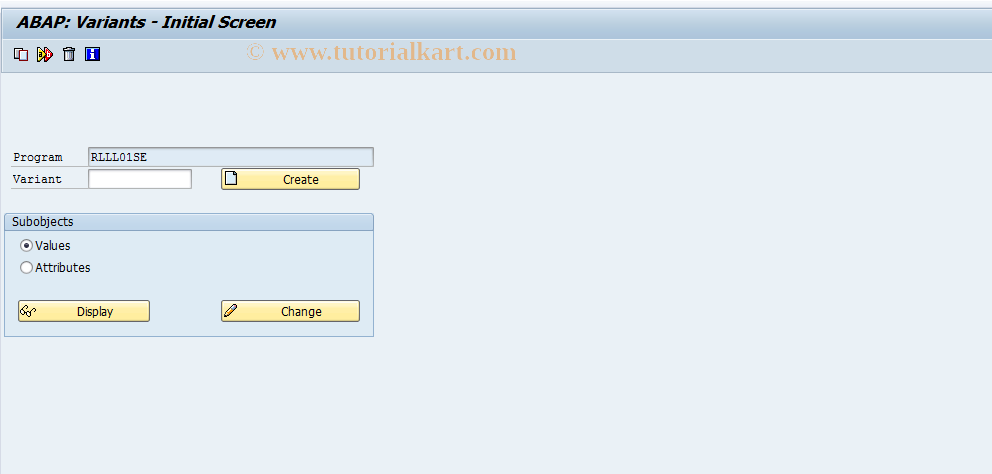 SAP TCode S_ALR_87002664 - IMG Activity: SIMG_XXMENUOLML1016