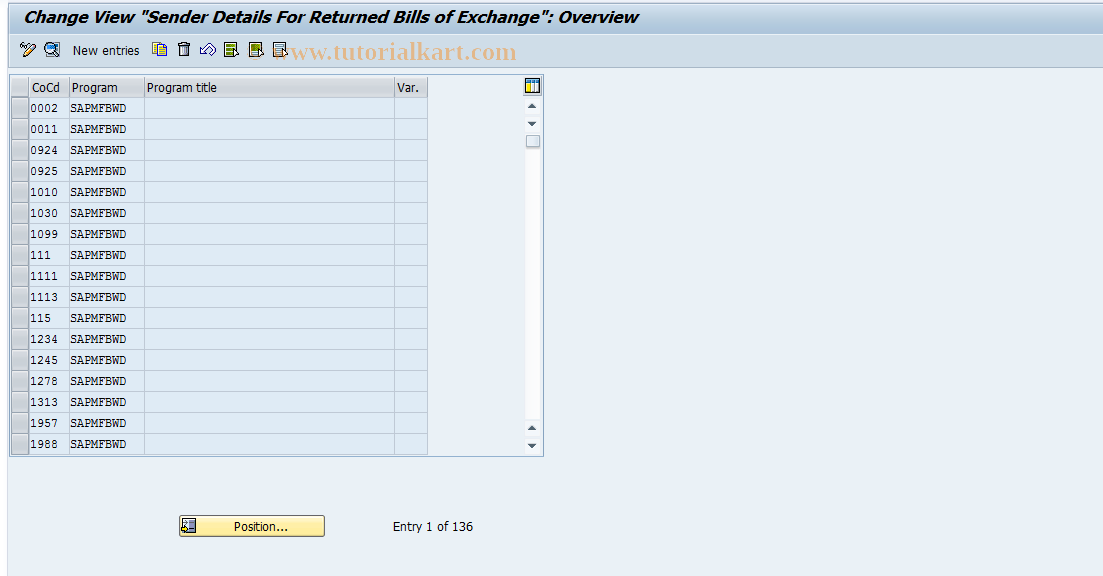 SAP TCode S_ALR_87002712 - IMG Activity: SIMG_CFMENUOFTDOT66