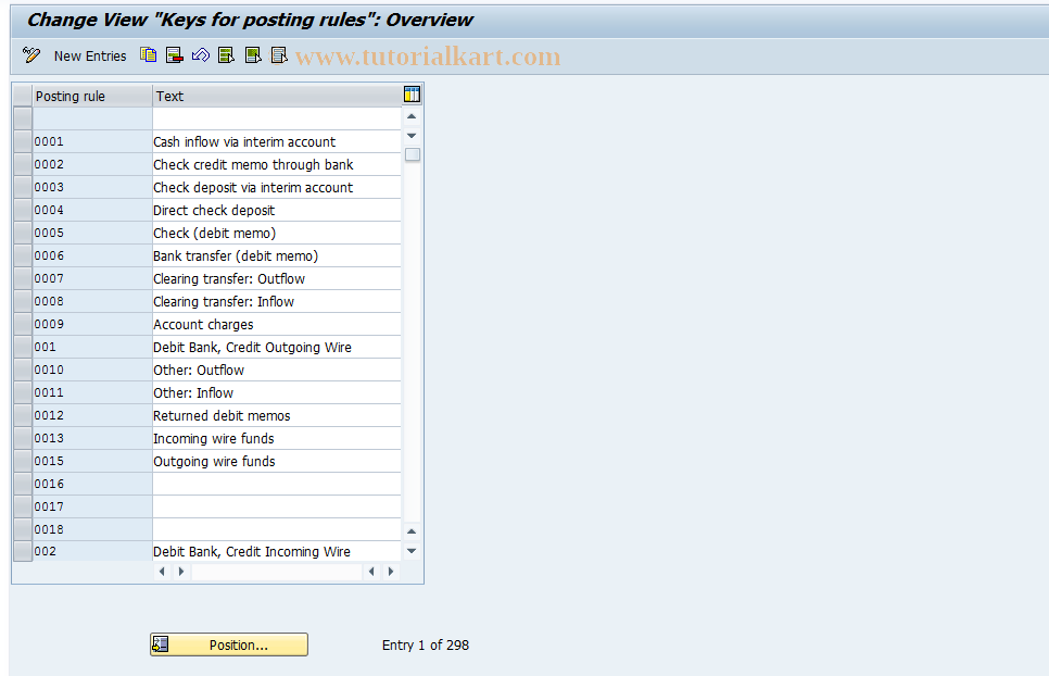 SAP TCode S_ALR_87002736 - IMG Activity: SIMG_CFMENUOFTDOT49