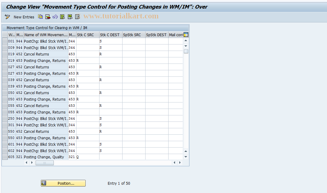 SAP TCode S_ALR_87002739 - IMG Activity: SIMG_XXMENUOLML1010