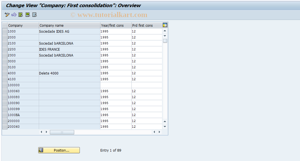 SAP TCode S_ALR_87002746 - IMG Activity: SIMG_CFMENUORFCERST