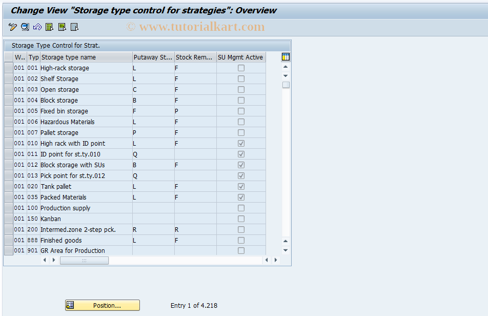 SAP TCode S_ALR_87002767 - IMG Activity: SIMG_CFMENUOLMLOMM7