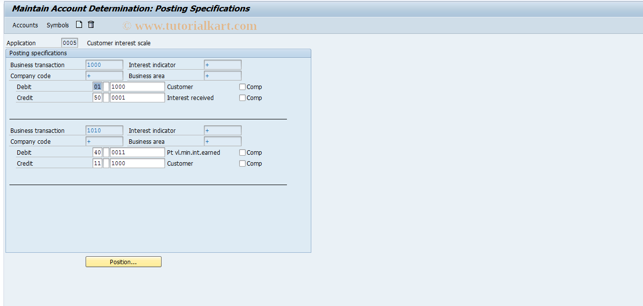 SAP TCode S_ALR_87002782 - IMG Activity: SIMG_CFMENUORFBOBV3