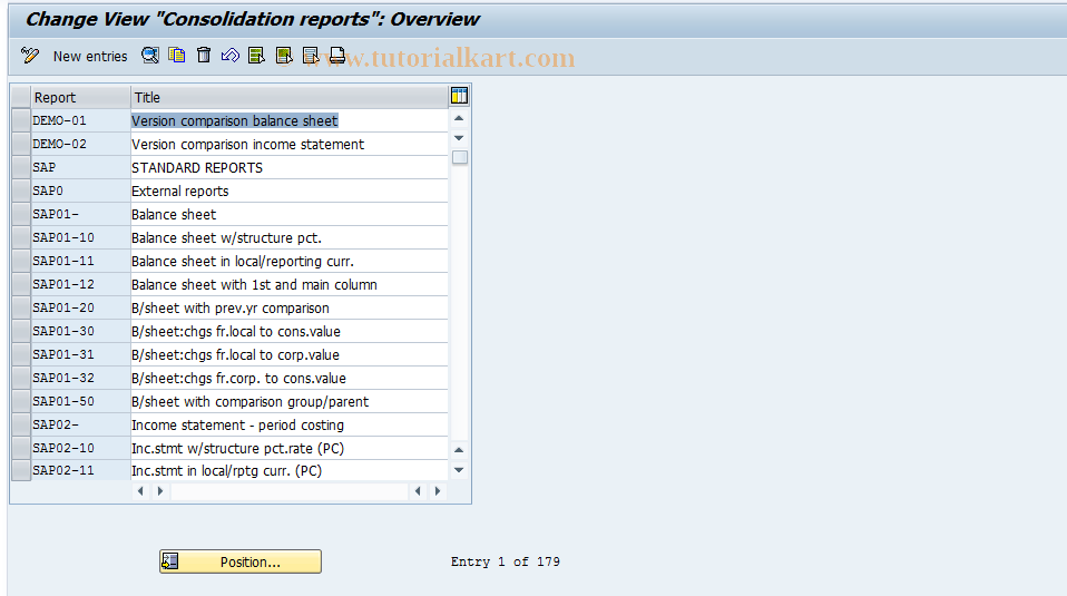 SAP TCode S_ALR_87002783 - IMG Activity: SIMG_CFMENUORFCOC23