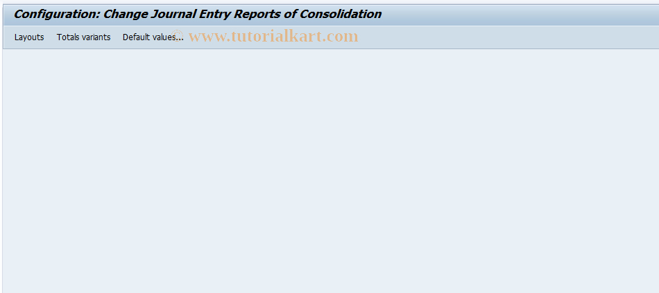 SAP TCode S_ALR_87002788 - IMG Activity: SIMG_CFMENUORFCGC27