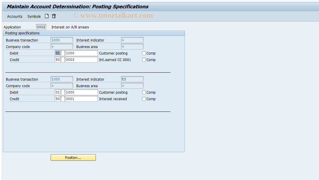 SAP TCode S_ALR_87002792 - IMG Activity: SIMG_CFMENUORFBOBV1