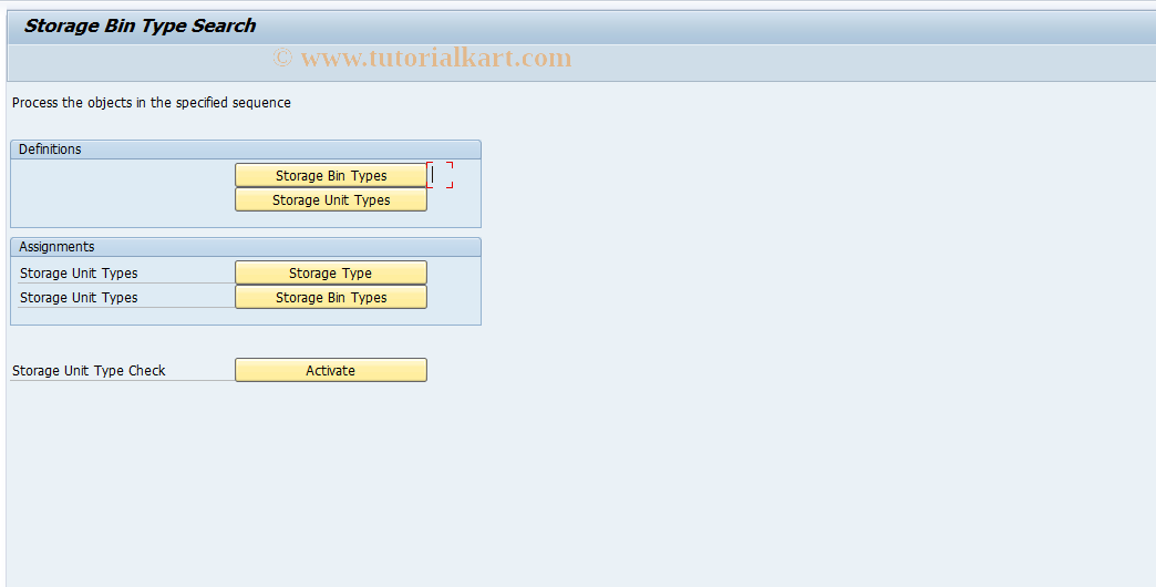 SAP TCode S_ALR_87002829 - IMG Activity: SIMG_CFMENUOLMLOMM1