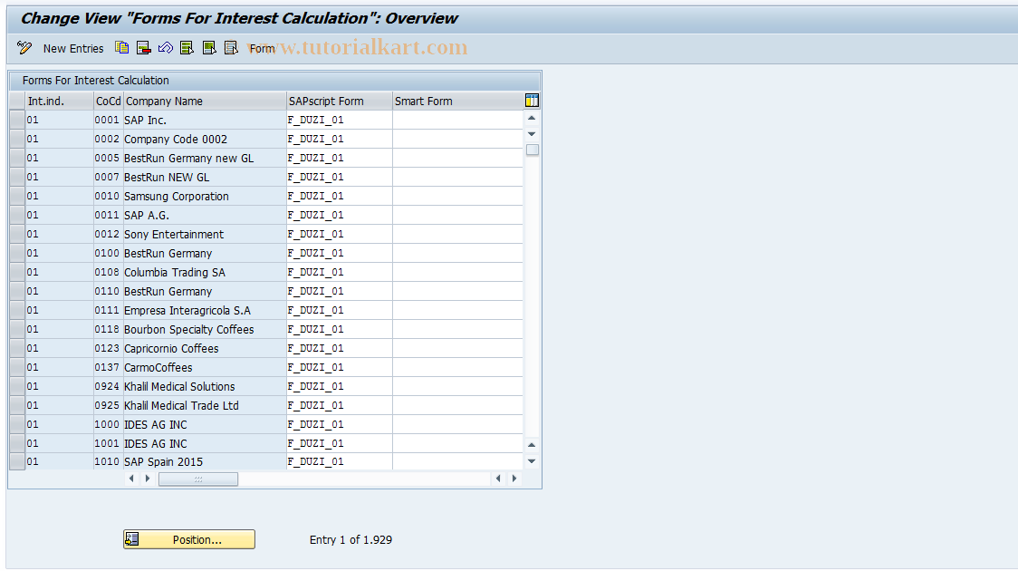 SAP TCode S_ALR_87002833 - IMG Activity: SIMG_CFMENUORFBOB84