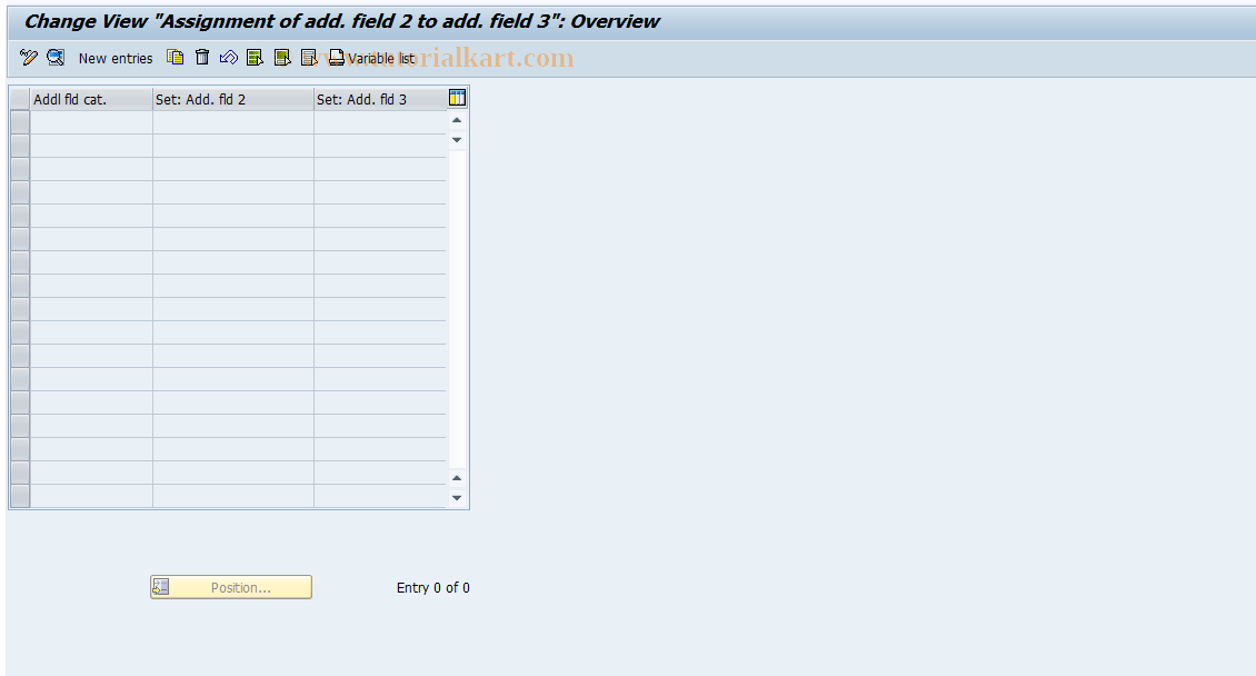 SAP TCode S_ALR_87002846 - IMG Activity: SIMG_CFMENUORFCZU07