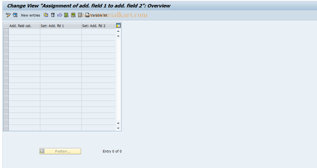 SAP TCode S_ALR_87002850 - IMG Activity: SIMG_CFMENUORFCZU06