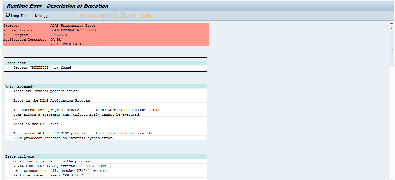 SAP TCode S_ALR_87002860 - IMG Activity: OHEURDE221