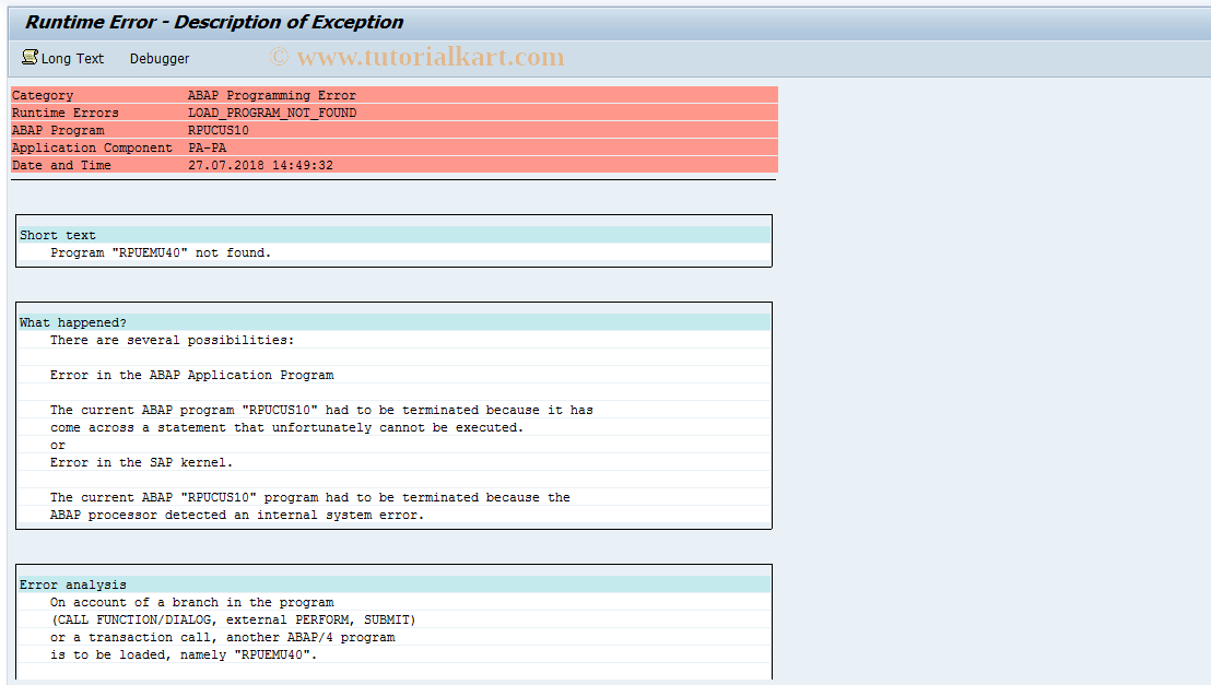 SAP TCode S_ALR_87002923 - IMG Activity: OHEURDE222