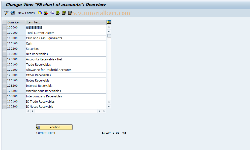 SAP TCode S_ALR_87002967 - IMG Activity: SIMG_CFMENUORFCOC03