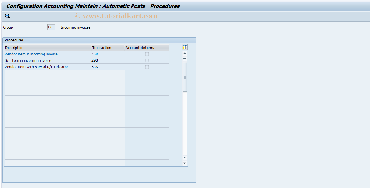 SAP TCode S_ALR_87002992 - IMG Activity: SIMG_CFMENUORFBOBXJ