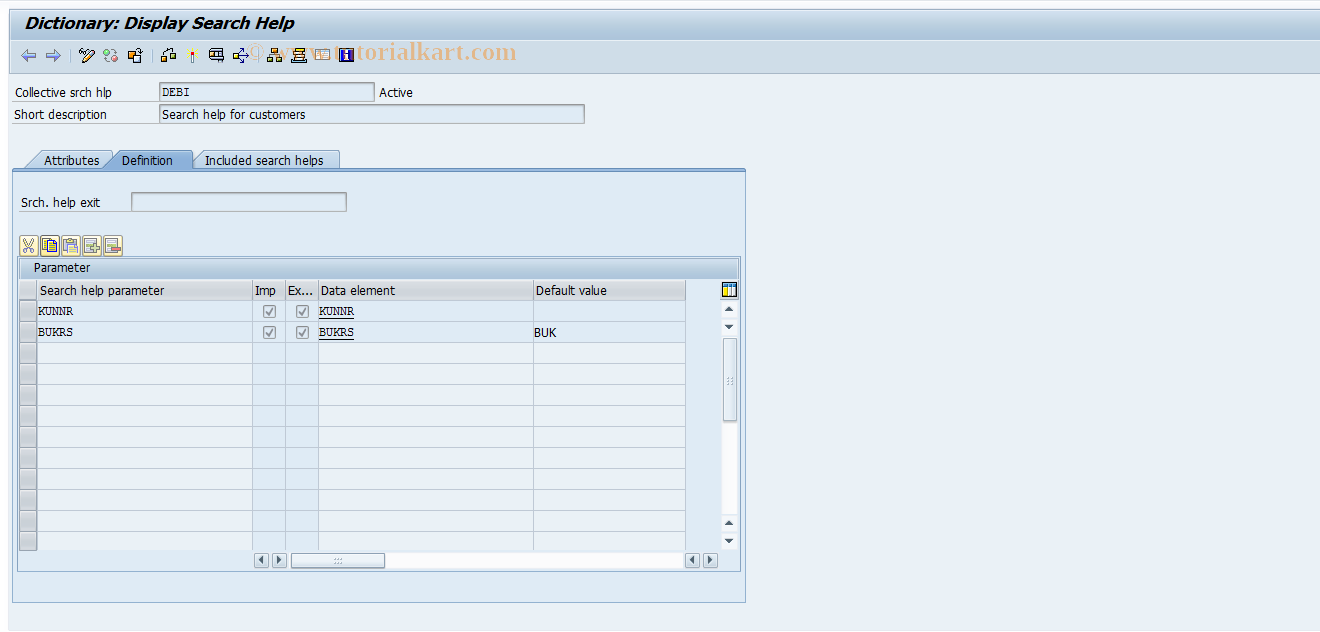 SAP TCode S_ALR_87002996 - IMG Activity: SIMG_CFMENUORFBOB49
