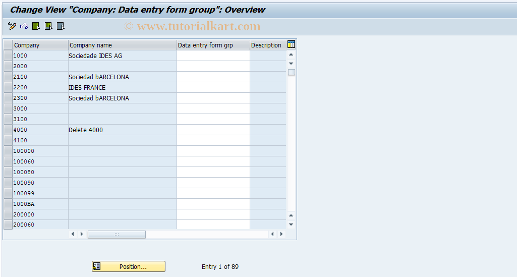 SAP TCode S_ALR_87003032 - IMG Activity: SIMG_CFMENUORFCAZUO