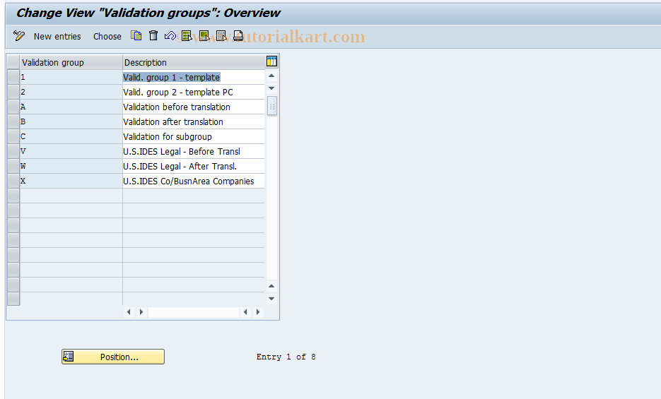 SAP TCode S_ALR_87003044 - IMG Activity: SIMG_CFMENUORFCDPLA