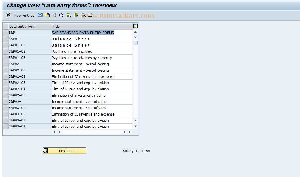 SAP TCode S_ALR_87003068 - IMG Activity: SIMG_CFMENUORFCDERH