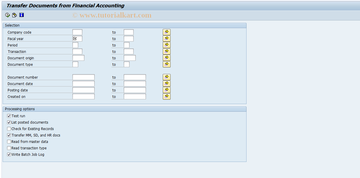 SAP TCode S_ALR_87003100 - IMG Activity: SIMG_EURO_LC2340