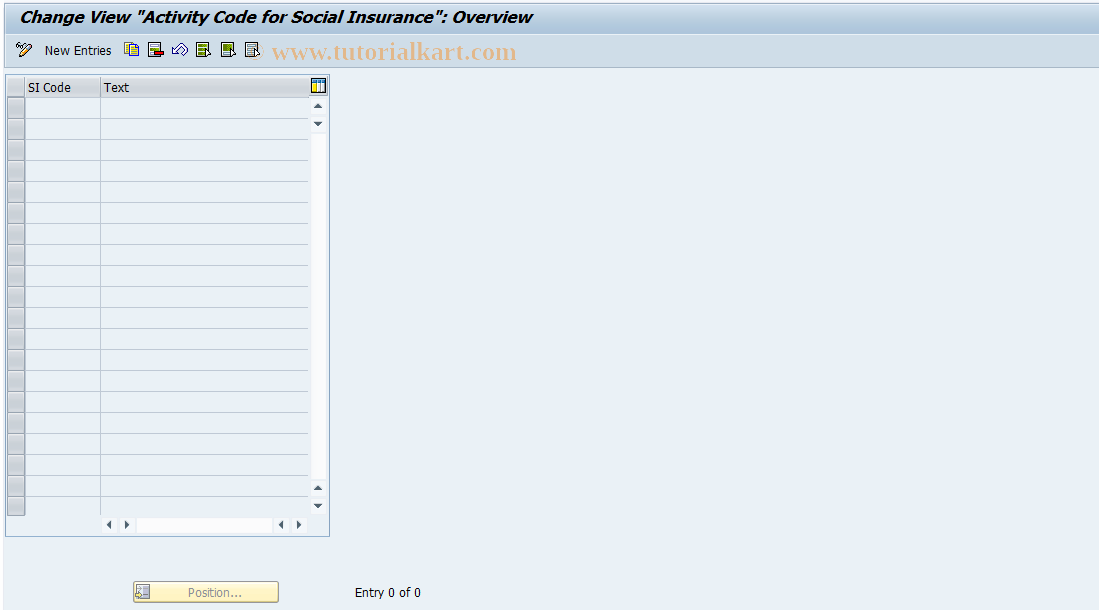 SAP TCode S_ALR_87003115 - IMG Activity: J_1AACTIVITY_SSWT4