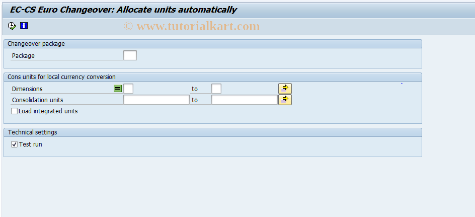 SAP TCode S_ALR_87003161 - IMG Activity: SIMG_EURO_CS1060