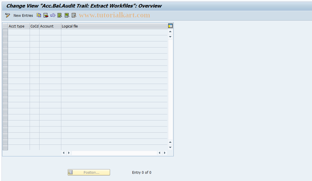 SAP TCode S_ALR_87003217 - IMG Activity: SIMG_CFMENUORFBOBBQ