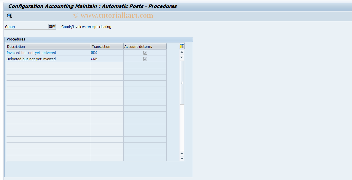 SAP TCode S_ALR_87003225 - IMG Activity: SIMG_CFMENUORFBOBYP