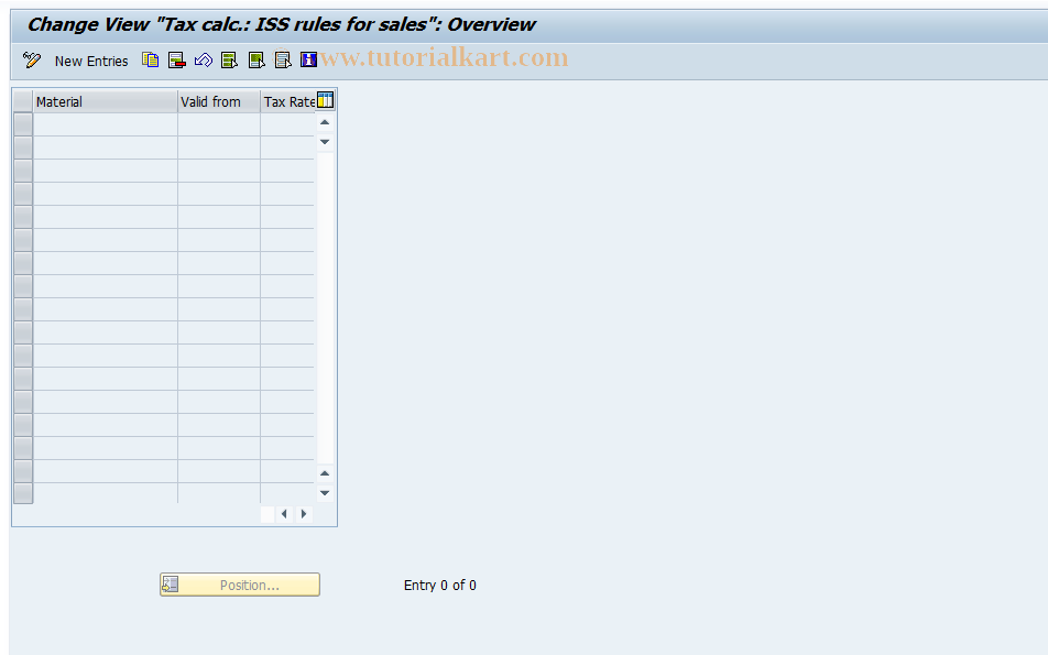 SAP TCode S_ALR_87003239 - IMG Activity: J_1BTXIS1