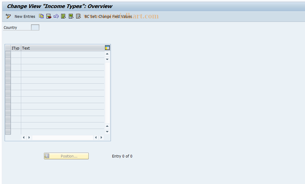 SAP TCode S_ALR_87003250 - IMG Activity: CFORFBT059E